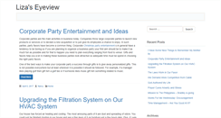 Desktop Screenshot of lizas-eyeview.com